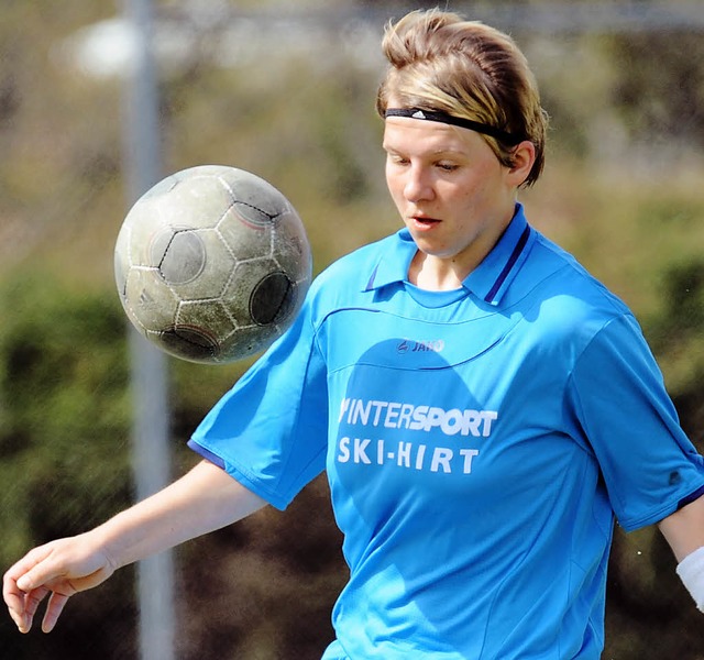 Nadine Grtzmacher hatte in Halbzeit z...ancen, ein Tor gelang ihr aber nicht.   | Foto: Seeger