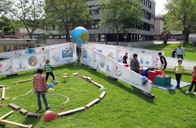 Jede Menge Angebote zur Bewegung und s... Kinderturnstiftung Baden-Wrttemberg.  | Foto: Ruth Seitz