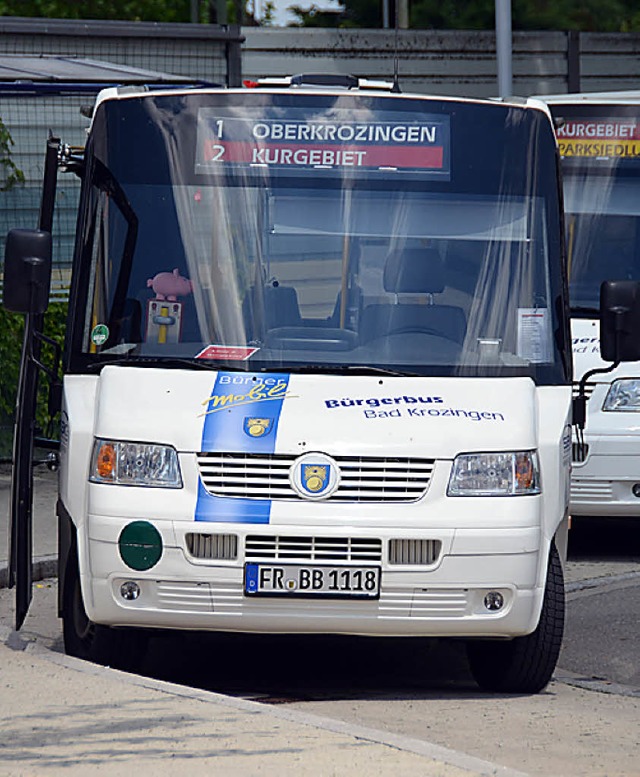 Rund 75000 Fahrgste haben die Bad Krozinger Brgerbusse 2011 transportiert.  | Foto: A. Huber