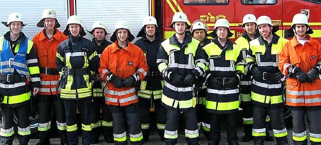 Die erfolgreichen Feuerwehrleute  | Foto: Feuerwehr herbolzheim