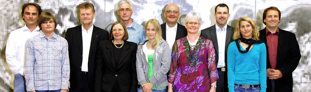 Sie bilden den Vorstand des neuen  OGW...Meik Beckert (Beisitzer, von links).    | Foto: Frey
