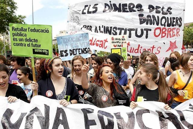 Bildungsstreik in Spanien