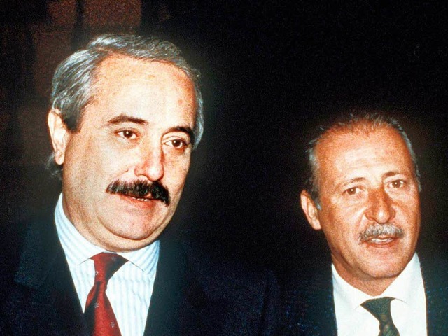 Richter Giovanni Falcone (links) und Paolo Borsellino   | Foto: DPA
