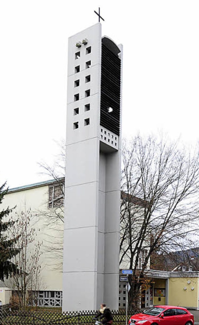 Der Turm der Thomaskirche in Zhringen.  | Foto: Ingo Schneider
