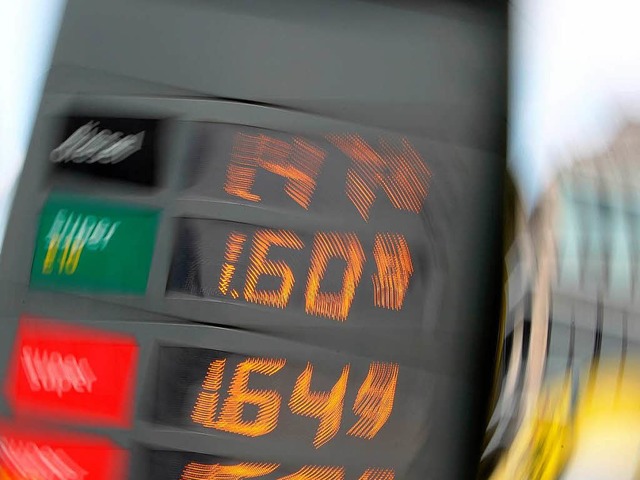 Ewigs Auf undAb: die Preise fr Benzin  | Foto: dpa