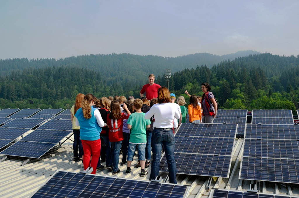Auf dem Dach des Mage-Solar-Stadions Auf dem Dach des Mage-Solar-Stadions
