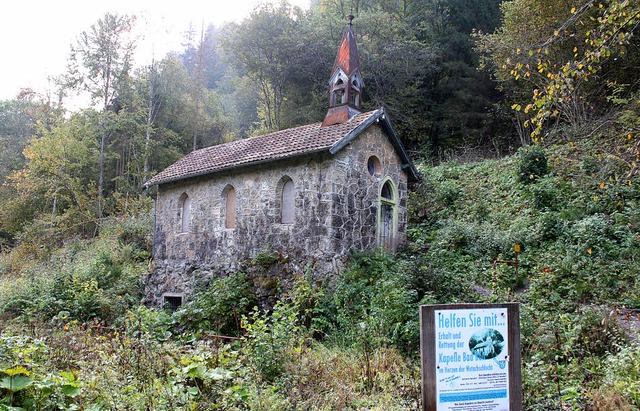 Hinter der Sanierung der Kapelle Bad B...t nun wieder ein groes Fragezeichen.   | Foto: WeisHaar