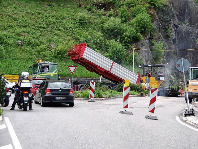 Ab der Einmndung aus Richtung Notschr...am Wochenende bis Geschwend gesperrt.   | Foto: Ulrike Jger