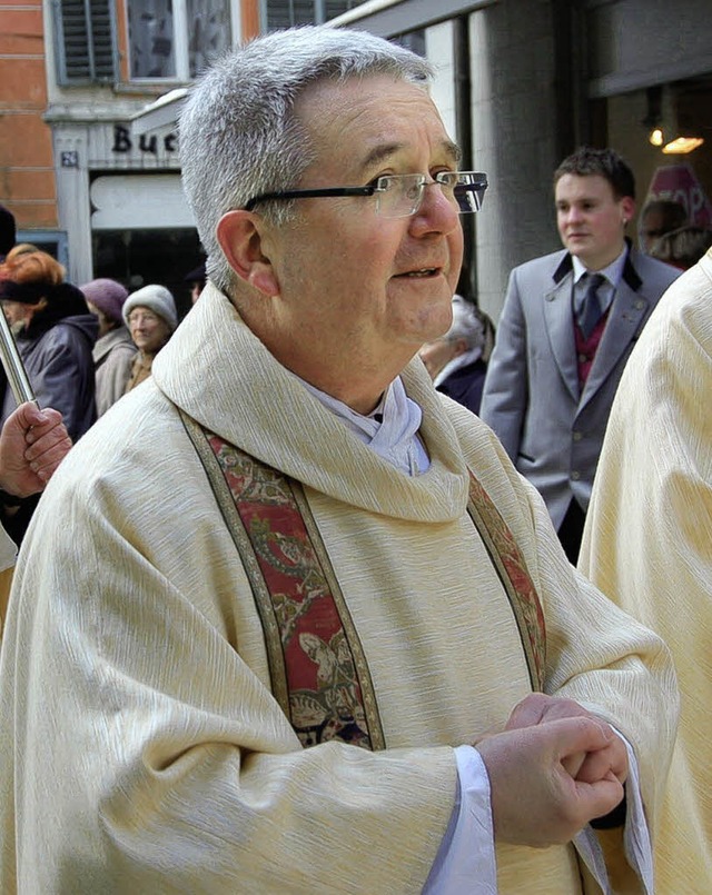 Seit 25 Jahren Priester: Dekan Peter Berg   | Foto: BZ-Archiv