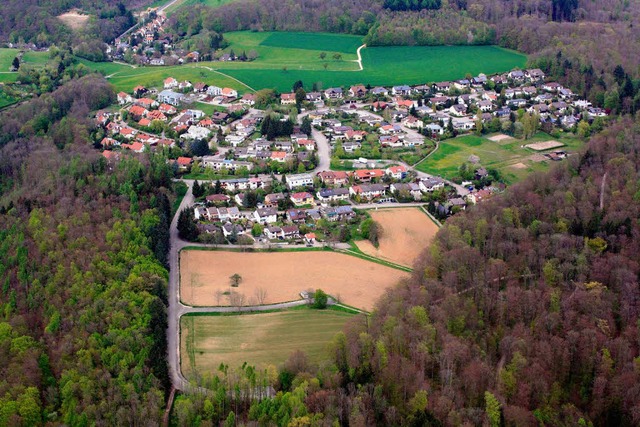 Blick aufs Neufeld aus der Luft. Den b...en Charakter mchte eine IG erhalten.   | Foto: Erich Meyer