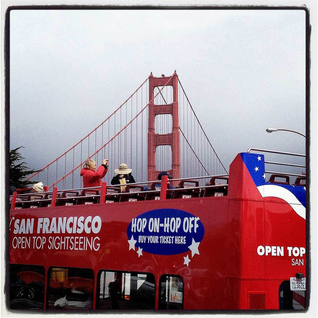 Die Golden Gate Bridge in San Francisco feiert 75. Geburtstag. (Bilder entstanden mit dem Instagram 