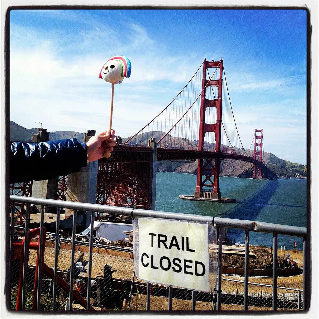 Die Golden Gate Bridge in San Francisco feiert 75. Geburtstag. (Bilder entstanden mit dem Instagram 