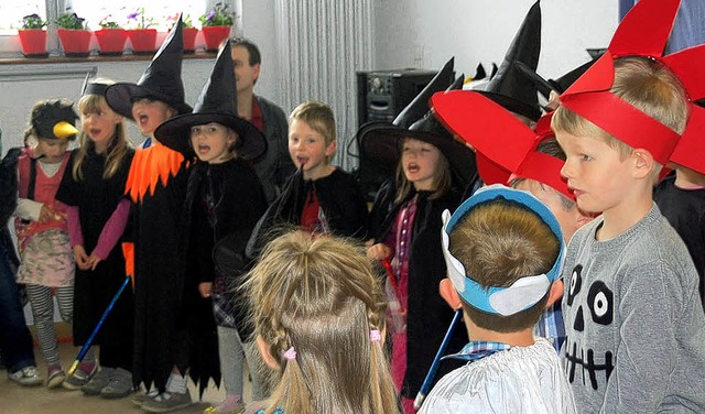 Beim Frhlingsfest des evangelischen K...hauspielerisches Talent unter Beweis.   | Foto: Marion Domann