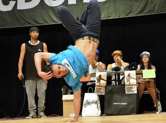 Auf den Punkt muss der Breakdance-Auftritt  klappen, wenn die Jury hinschaut.   | Foto: Barbara Ruda