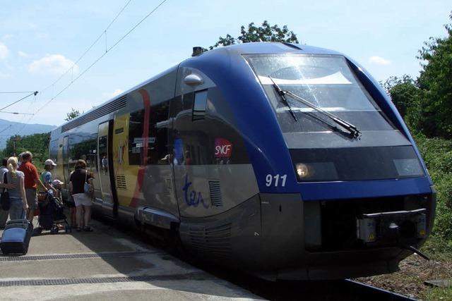 Die Zugverbindung zwischen Müllheim und Mulhouse kommt