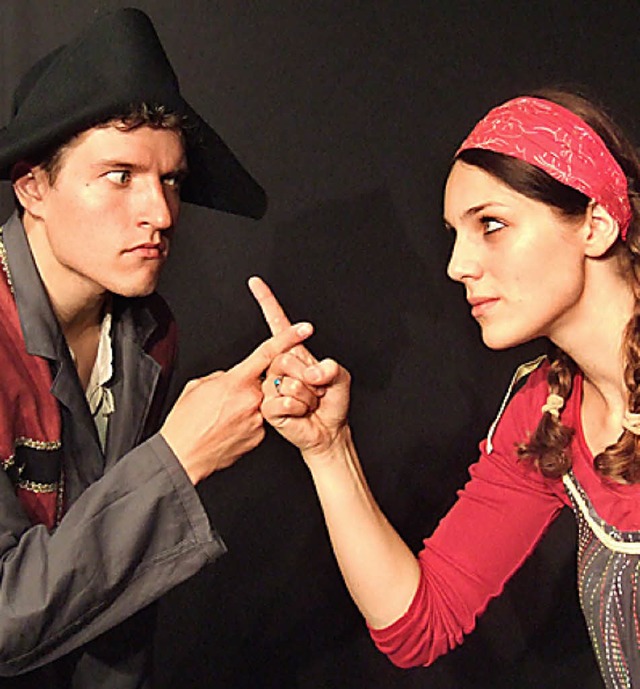 Theater Budenzauber. Mit Philip Butz (...eresschreck) und Nada Degrell (Svenja)  | Foto: promo