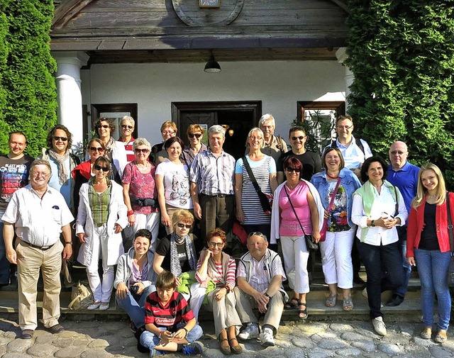 Mitglieder des Partnerschaftsausschuss...reunden in der Stadt an der Weichsel.   | Foto: Manfred Burkert