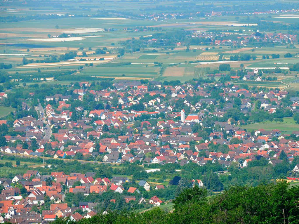 Blick auf Schallstadt