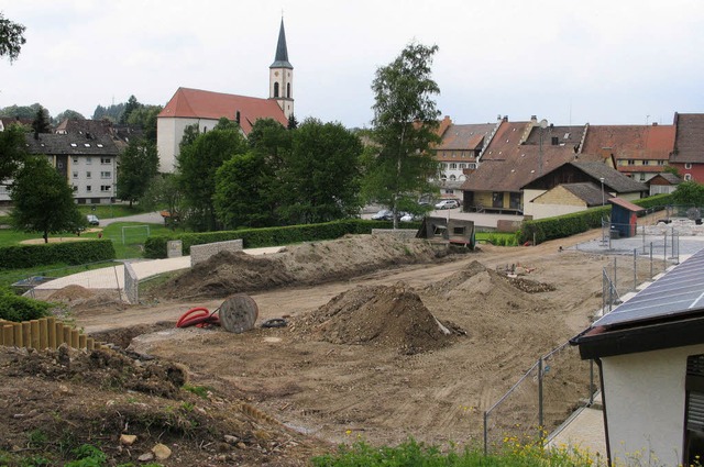 Noch sieht das Auengelnde des Kinder... Gartengestaltung abgeschlossen sein.   | Foto: Martin Wunderle