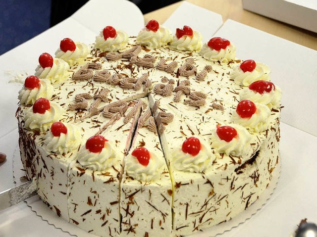 Unsere eigene Azubi-Torte!  | Foto: bz