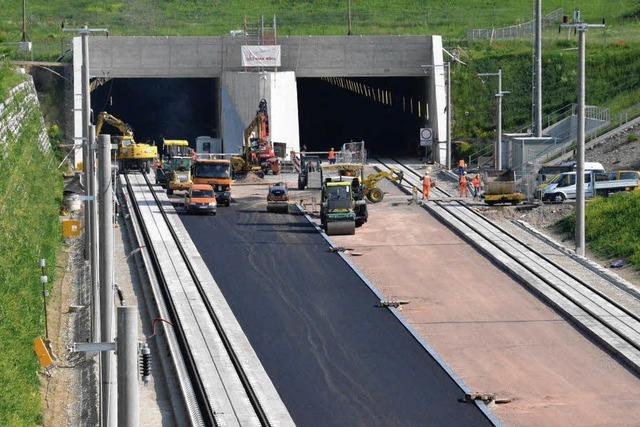 Katzenbergtunnel: Testfahrten im September