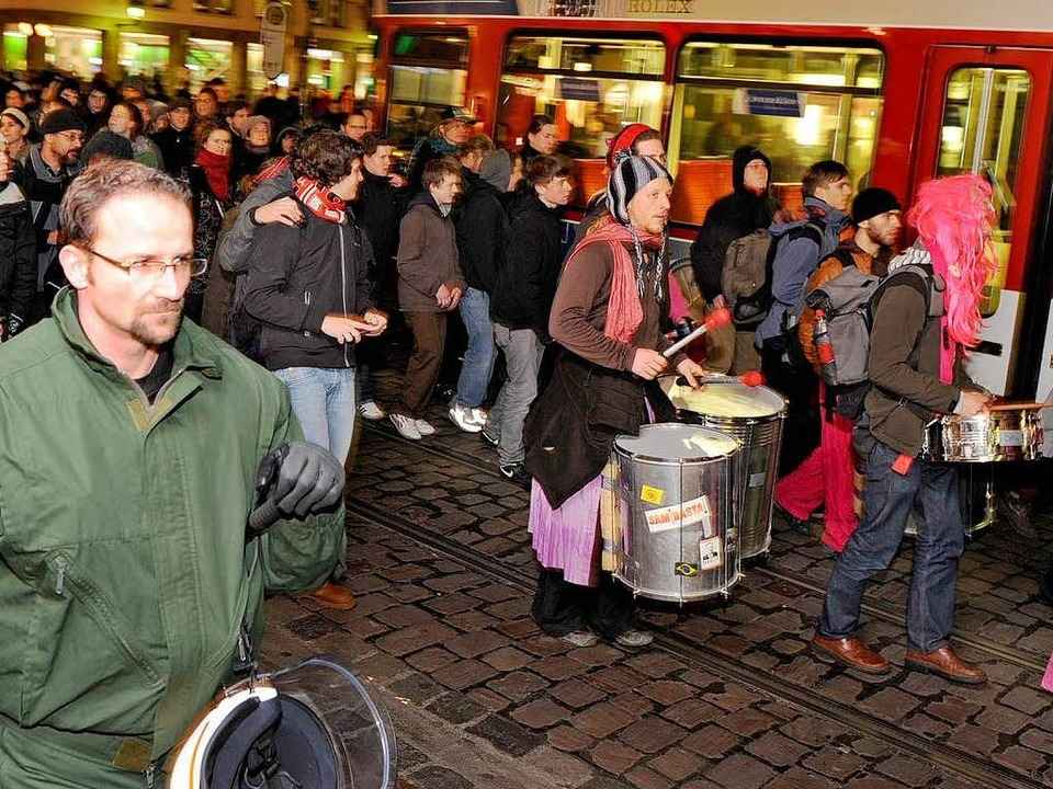 Instrumente der Sambastas (hier bei ei...ren �ber Monate beschlagnahmt gewesen.  | Foto: Rita Eggstein