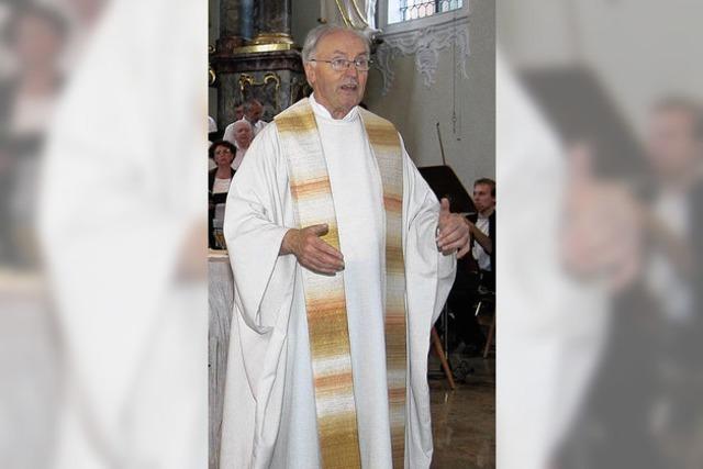 Pfarrer Steinger feiert Jubiläum in Herbolzheim