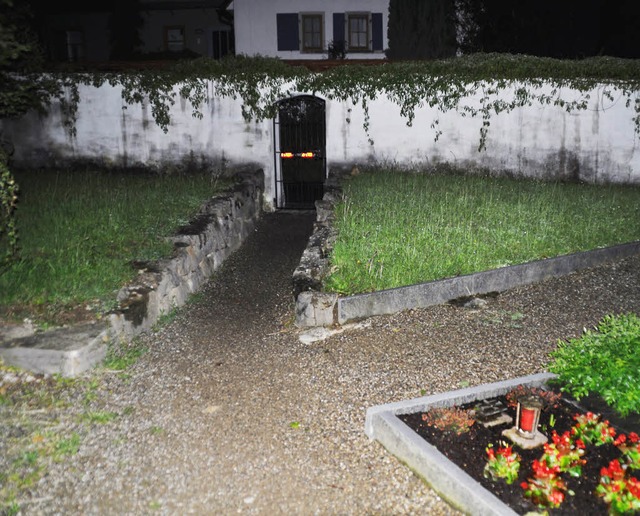 Am Osteingang vor der Klostermauer ist...ge &#8222;Lebensfluss&#8220; geplant.   | Foto: Julius Steckmeister