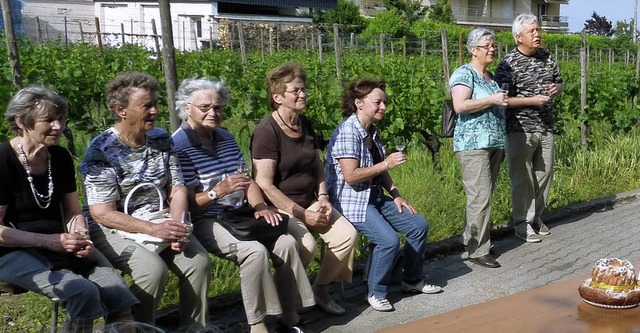 Eine Weinprobe beschloss den tlinger Seniorenausflug.  | Foto: Buck