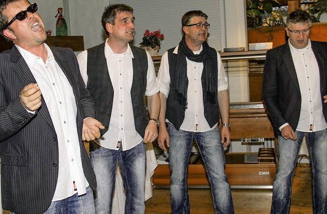 Fabulous Four &#8211;  &#8222;A cappella&#8220; gastierte  im Hotel Sonnenhof.   | Foto: Dieckmann