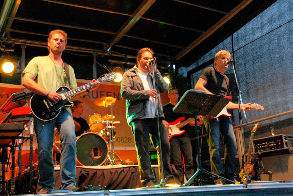 Beste Stimmung bei voller Lautstrke und vollen Glsern. Bei Wein und Musik war in Staufen drei Tage lang alles geboten.