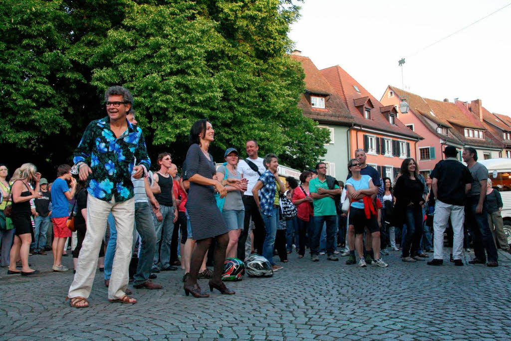 Beste Stimmung bei voller Lautstrke und vollen Glsern. Bei Wein und Musik war in Staufen drei Tage lang alles geboten,