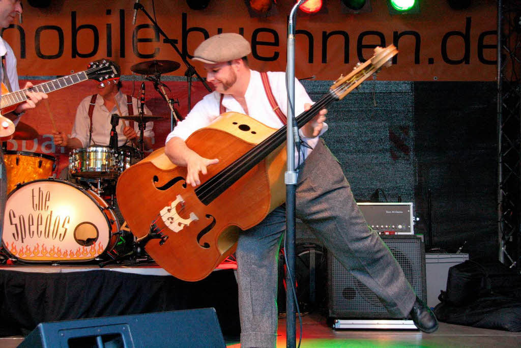 Beste Stimmung bei voller Lautstrke und vollen Glsern. Bei Wein und Musik war in Staufen drei Tage lang alles geboten,