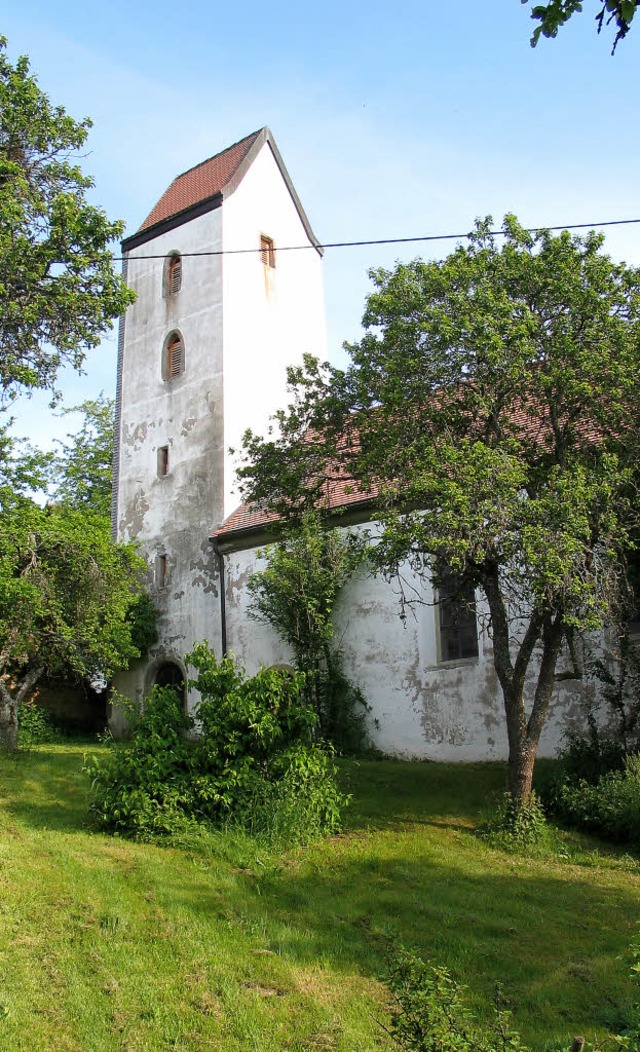 Die Fassade der alten Rochuskirche in ...einde gehrt,  soll renoviert werden.   | Foto: Martin Wunderle