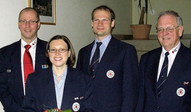 Kathrin Markwirth wurde fr 20 Jahre D...r und Vorsitzender Hans-Peter Dreyer.   | Foto: vera doering
