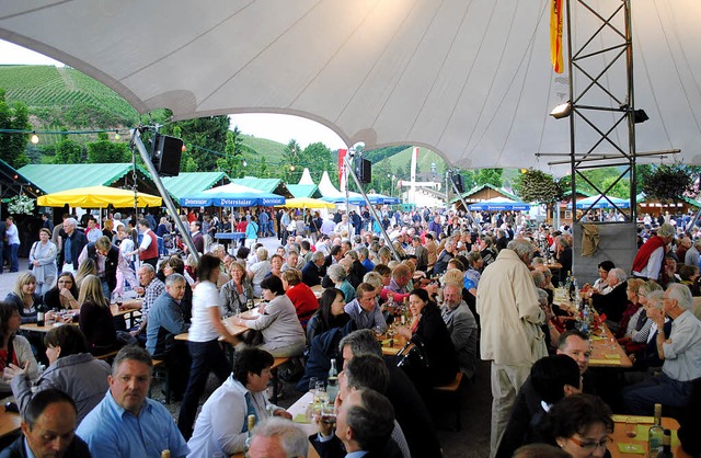 Besuchermagnet: Schon zum Auftakt des Durbacher Weinfestes kamen 3000 Gste.   | Foto: Robert Ullmann