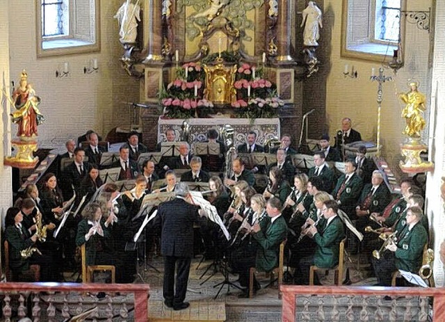 Der Musikverein Eschbach bot unter Lei... ein anspruchsvolles Konzertprogramm.   | Foto: Privat