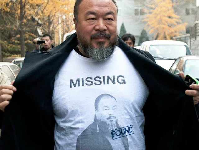 Streitbarer Knstler und Kmpfer: Ai Weiwei im November 2011   | Foto: dapd
