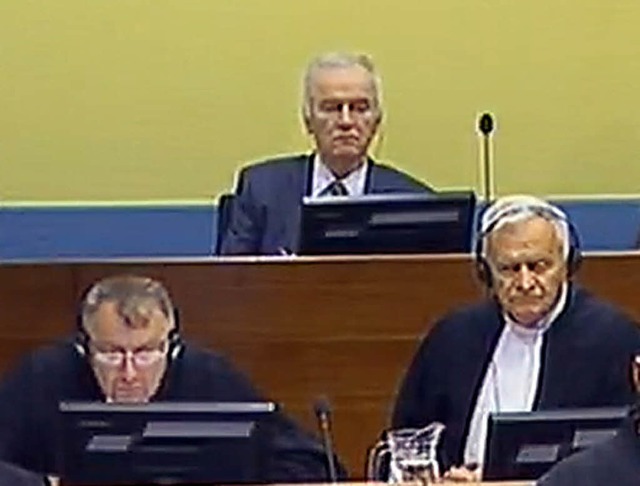 Vor Gericht: Ex-Armeechef Ratko Mladic   | Foto: AFP