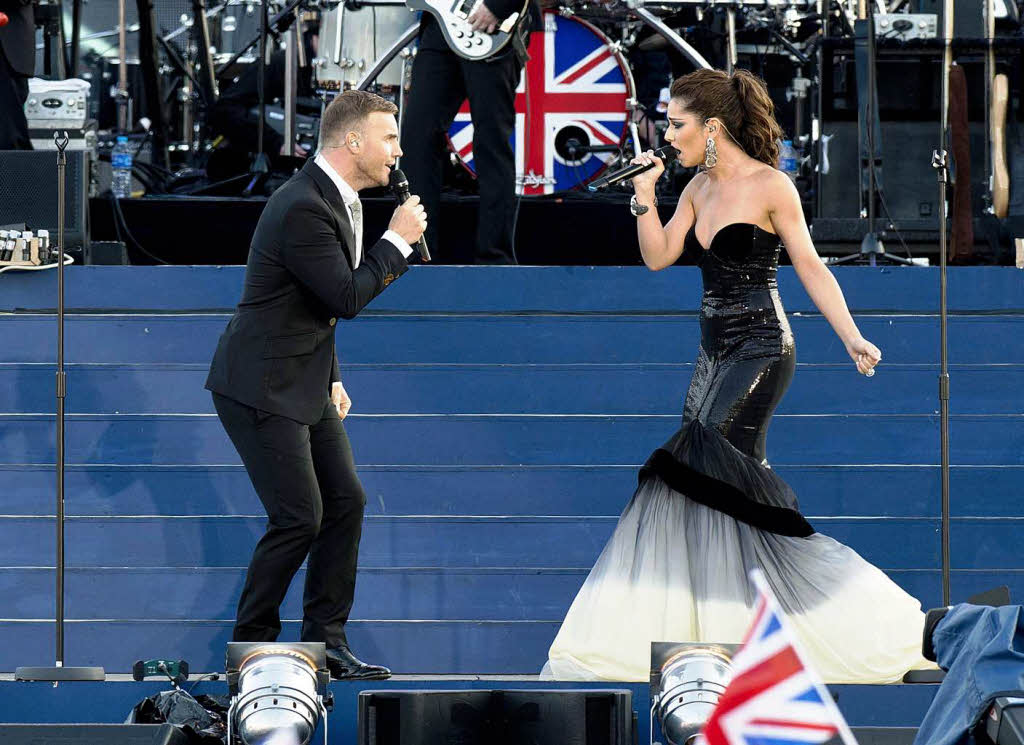 Robbie Williams und Cheryl Cole.