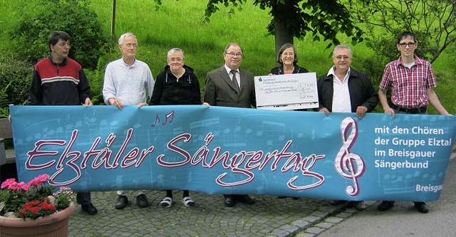 Elztler Sngerbund spendet an die Lebenshilfe Elzach.   | Foto: Gnter Bank