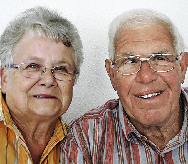 Seit 50 Jahren ein  Ehepaar: Hannelore und Alfred Best   | Foto: Sedlak