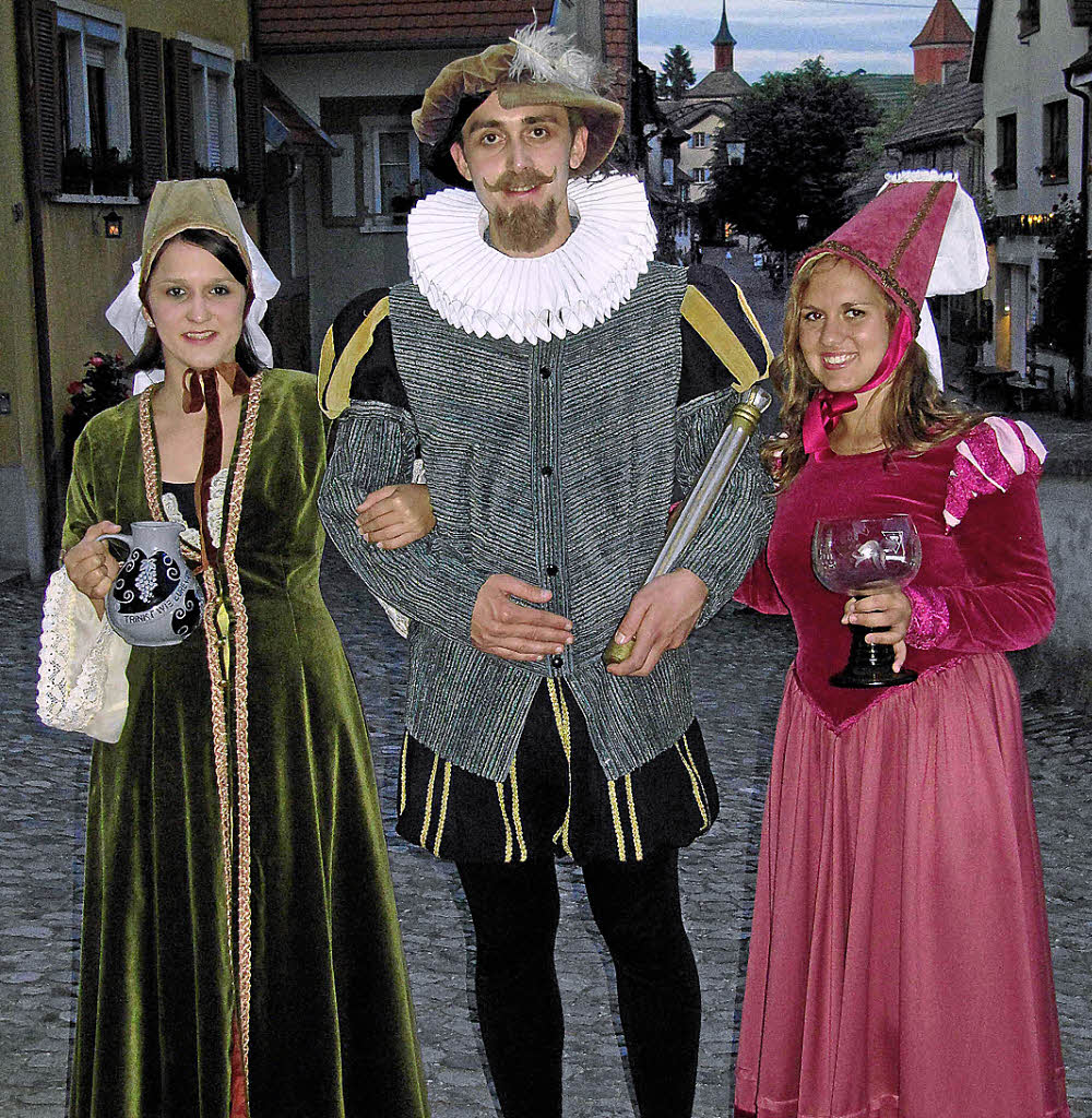 Selbst der Burgherr kam persönlich vorbei Vogtsburg Badische Zeitung