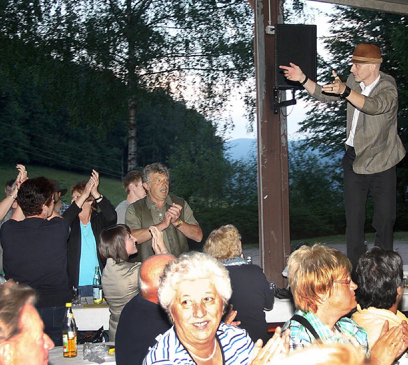 Nach dem Erfolg in 2011 steigt in Sall...Weideschuppen erneut die  Polkagaudi.   | Foto: Heiner Fabry