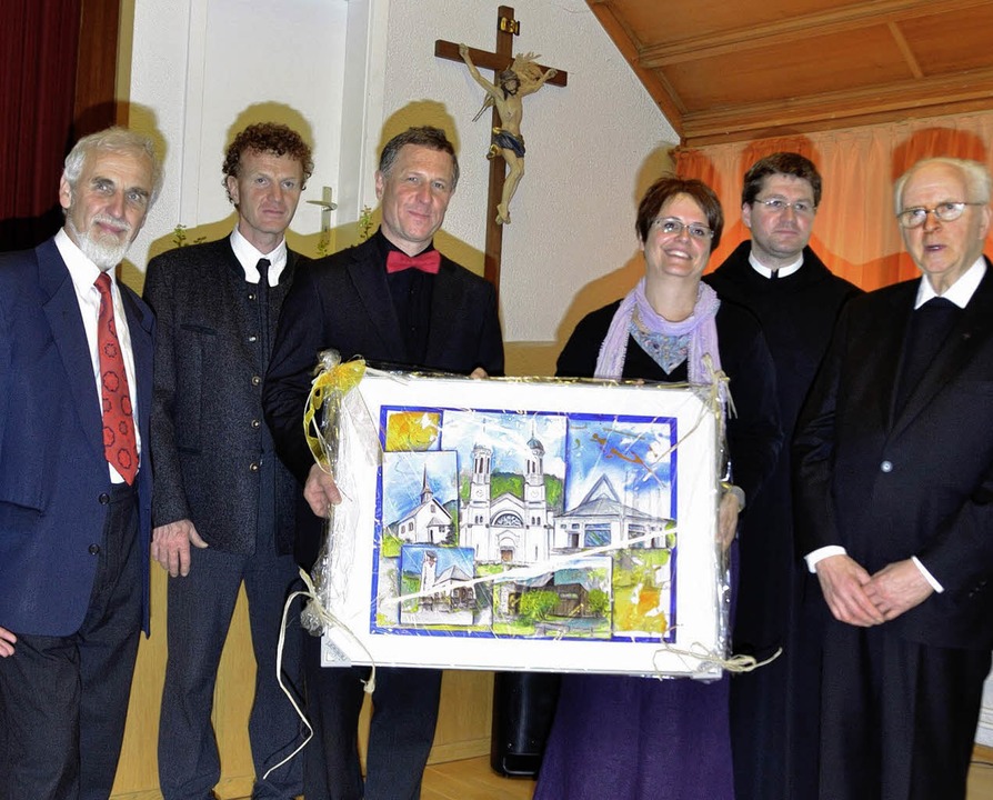 Pfarrer Franz Hillig,  Konzelebrant Pa...nz Hilligs Goldenem Priesterjubiläum.   | Foto: Karin Maier