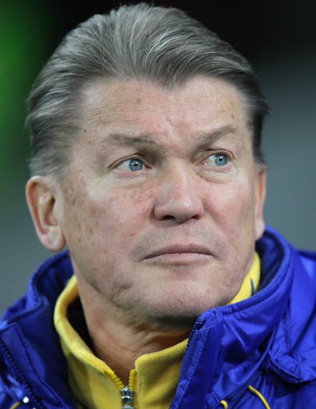 Ein Mann mit klaren Thesen: Oleg Blochin, Trainer der Ukraine  | Foto: dapd