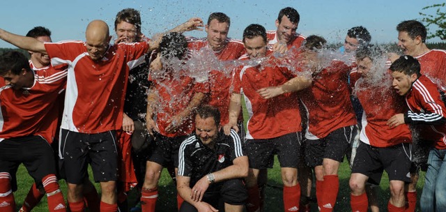 Wasser Marsch! Die St. Mrgener Spiele...te Partie in Brunlingen eingestimmt.   | Foto: seeger