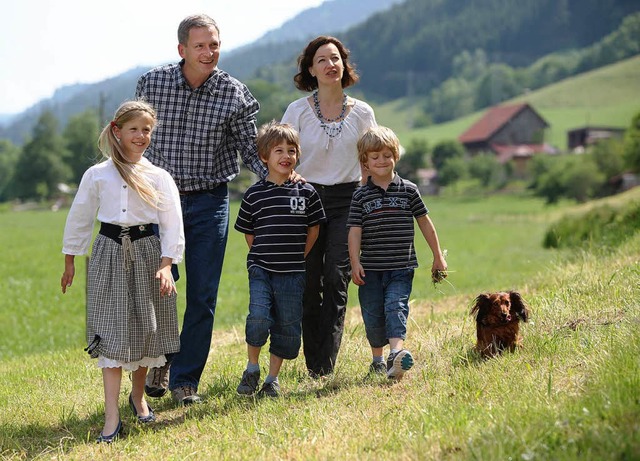 Stefan Schnemann unterwegs mit seiner Familie.  | Foto: privat