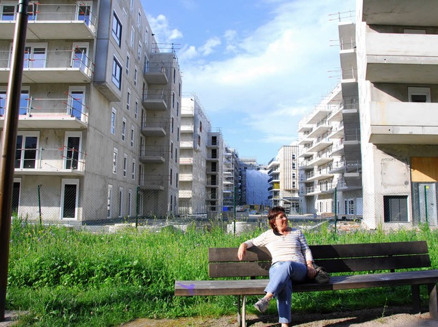 Zu eng, zu dicht, zu kleine Fenster:  ... wird von Fabienne Keller kritisiert.   | Foto: Fotos: Bri/hr