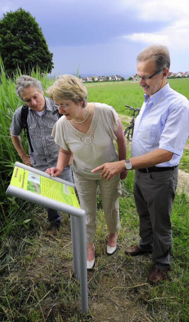 Infotafeln zeigen Besonderheiten.  | Foto: Thomas Kunz